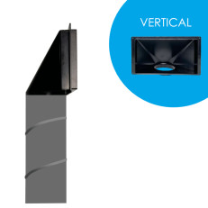 LUFTOMET Flat Plenum Box 100 mm, Vertical, H1